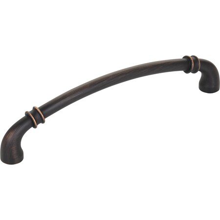 Jeffrey Alexander 160 mm Center-to-Center Brushed Oil Rubbed Bronze Marie Cabinet Pull 445-160DBAC